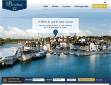 Tablet Screenshot of hotel-lebranhoc.com